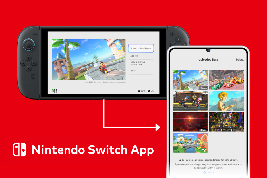 Nintendo Switch App recebe atualização antes do Switch 2 com GameChat e upload de capturas